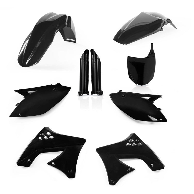 Acerbis 09-12 Kawasaki KX250F Full Plastic Kit - Black 2198050001