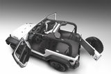 BedRug 07-10 Jeep JK 2Dr Rear 5pc BedTred Cargo Kit (Incl Tailgate & Tub Liner) BTJK07R2