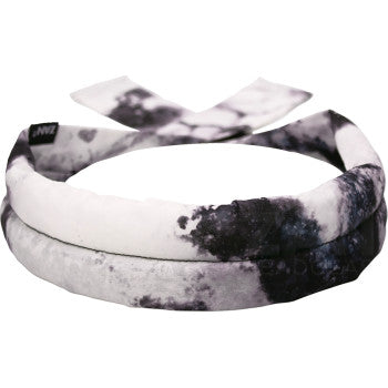 ZAN HEADGEAR Cotton Cooldanna® - Black/White - Tie Dye DC153