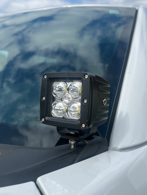 Fishbone Offroad 2015+ Ford F150 / 2017+ Raptor Pod Light Bracket - Black FB21353