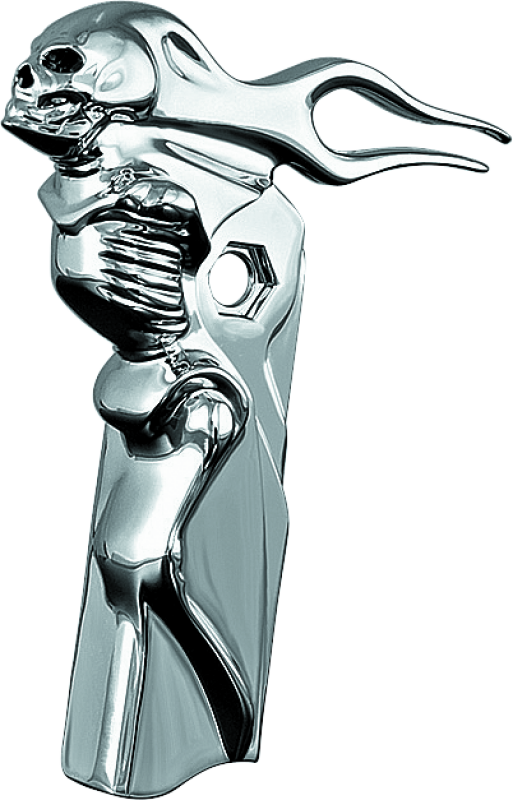 Kuryakyn Zombie Front Shift Arm Cover 82-16 Touring Chrome 1054