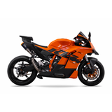 Austin 2026 KTM 990 RCR RS22 DUAL UNDERSEAT SLIP-ON TITANIUM EXHAUST SYSTEM  AR100