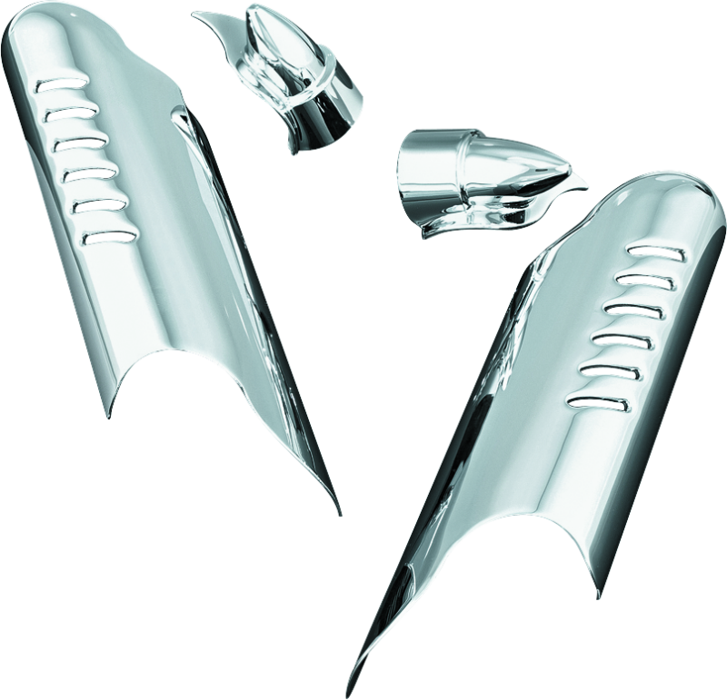 Kuryakyn Lower Leg Deflector Shields 00-13 Touring Chrome 7768