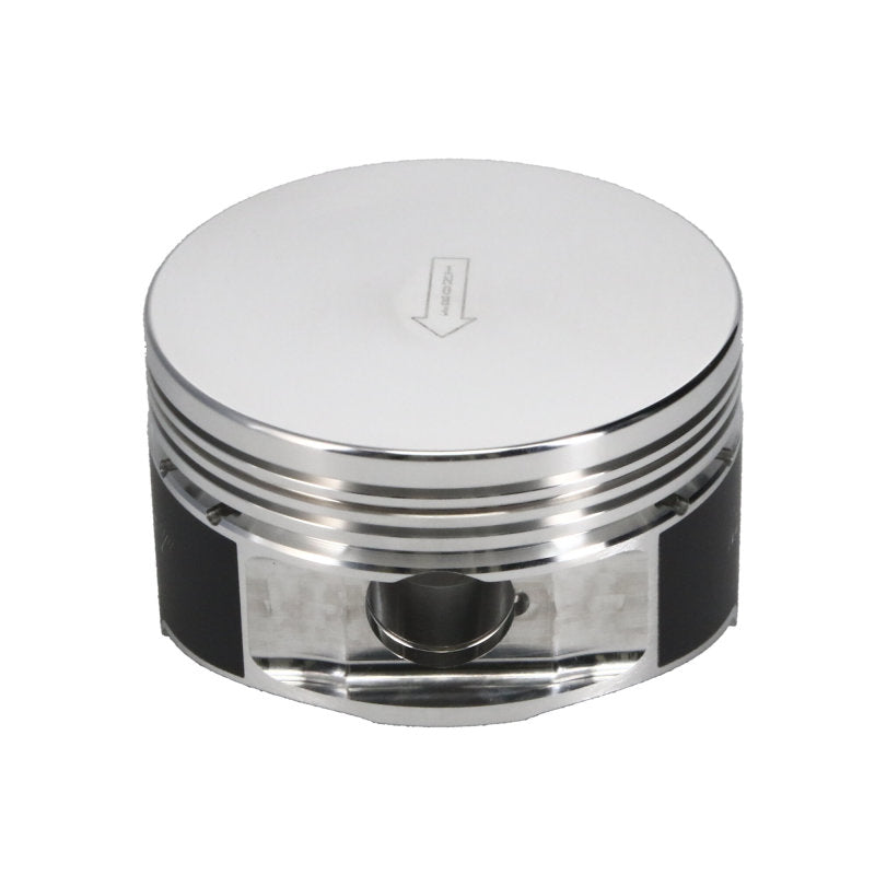 Manley Ford 4.6L/5.4L (3Valve) Flat Top Forged Aluminum 3.572in Bore 0cc Dome Piston Set 594020C-8