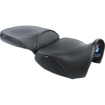 SARGENT Two-Piece Seat - Black - CarbonFX - Pan America SHD-1920-19