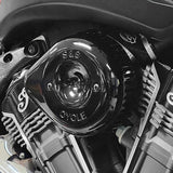 S&S CYCLE Stealth Air Cleaner Kit with Cover - Black - Indian 170-0777
