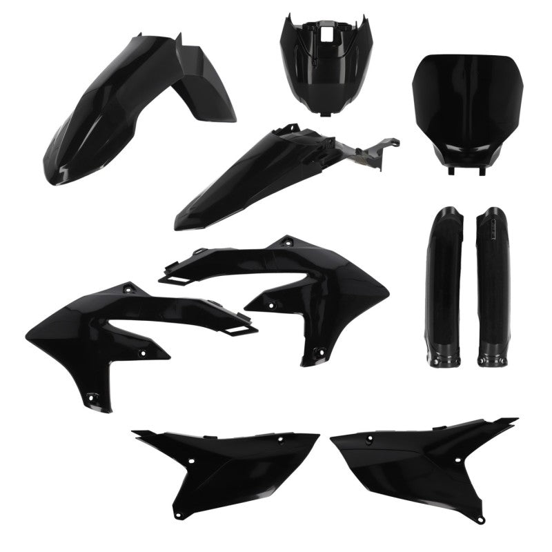 Acerbis 2024 Yamaha YZ250F/ 23-24 YZ450F/FX (w/Tank Cover) Full Plastic Kit - Black 2979590001