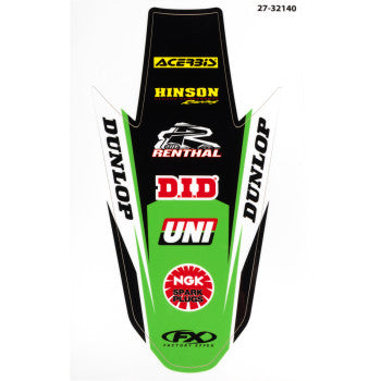 FACTORY EFFEX Rear Fender Graphic - KX 450 2024 27-32140