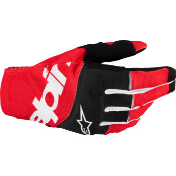 ALPINESTARS Techstar MX Gloves - Black/Bright Red - XL  3560125-1303-XL