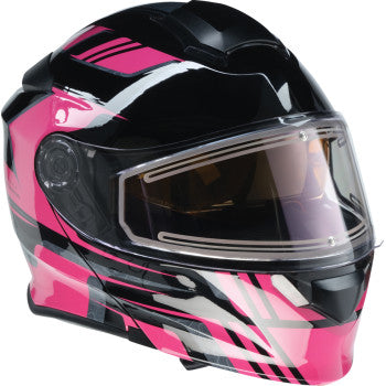 Z1R Solaris 2.0 Helmet - First Tracks - Electric - Dual Pane - Black/Pink - XS 0120-0843
