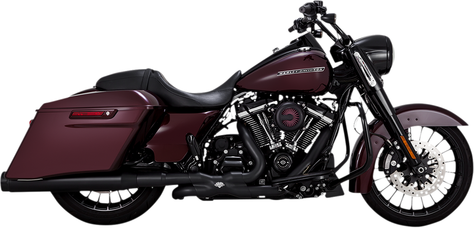 VANCE & HINES 4.5" Torquer Mufflers for FL - Black fits  road glide and Road King models  2017-2024    46674