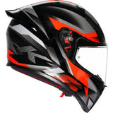 AGV K1 S Helmet - Fastlap - Black/Gray/Red - XL 2118394003-064-XL