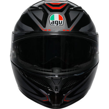 AGV K3 Helmet - Syth - Black/Red - Small 2118381004-021-S