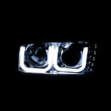 ANZO 1999-2006 Gmc Sierra 1500 Projector Headlights w/ U-Bar Chrome 111304