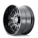 Mayhem 8114 Utopia 22x12 / 6x139.7 BP / -44mm Offset / 106mm Hub Black w/ Milled Spokes Wheel