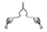 Corsa 2024 Ford Mustang GT Xtreme Cat-Back Exhaust Sys. 3.0in Dual Rear Exit w/4.5in Pro Series Tips 21250