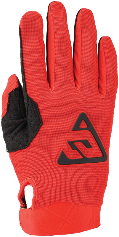 Answer 25 Peak Gloves Black/Red - XS 442776