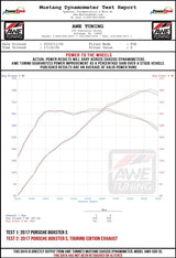 AWE Tuning Porsche 718 Boxster / Cayman SwitchPath Exhaust (PSE Only) - Diamond Black Tips 3025-33020