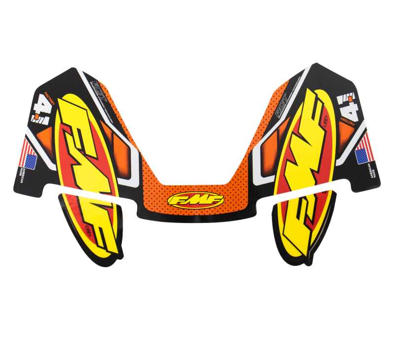 FMF Racing 4.1 Colorways 2020 Logo Kit - Orange 014850