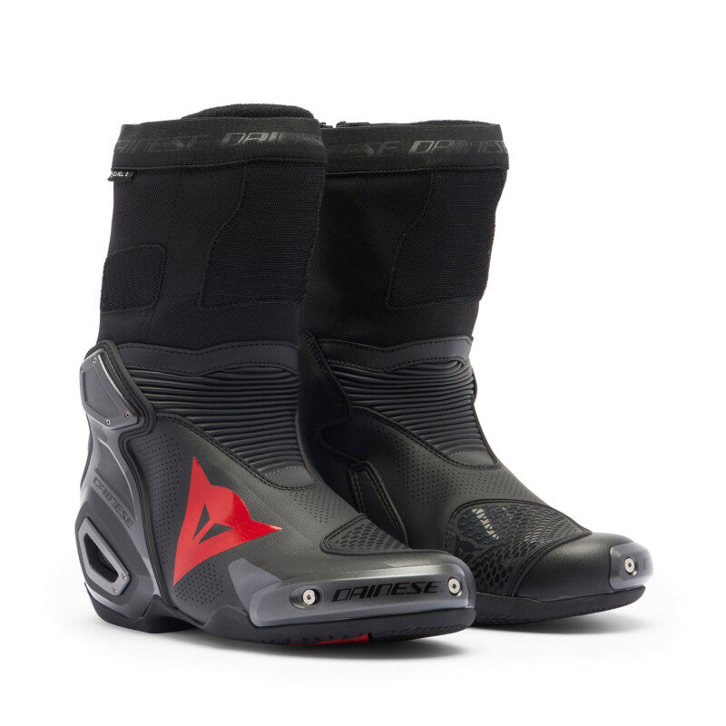 Dainese Axial 2 Air Boots Black/Black/Red Fluorescent Size - 39 2017900053-P75-39