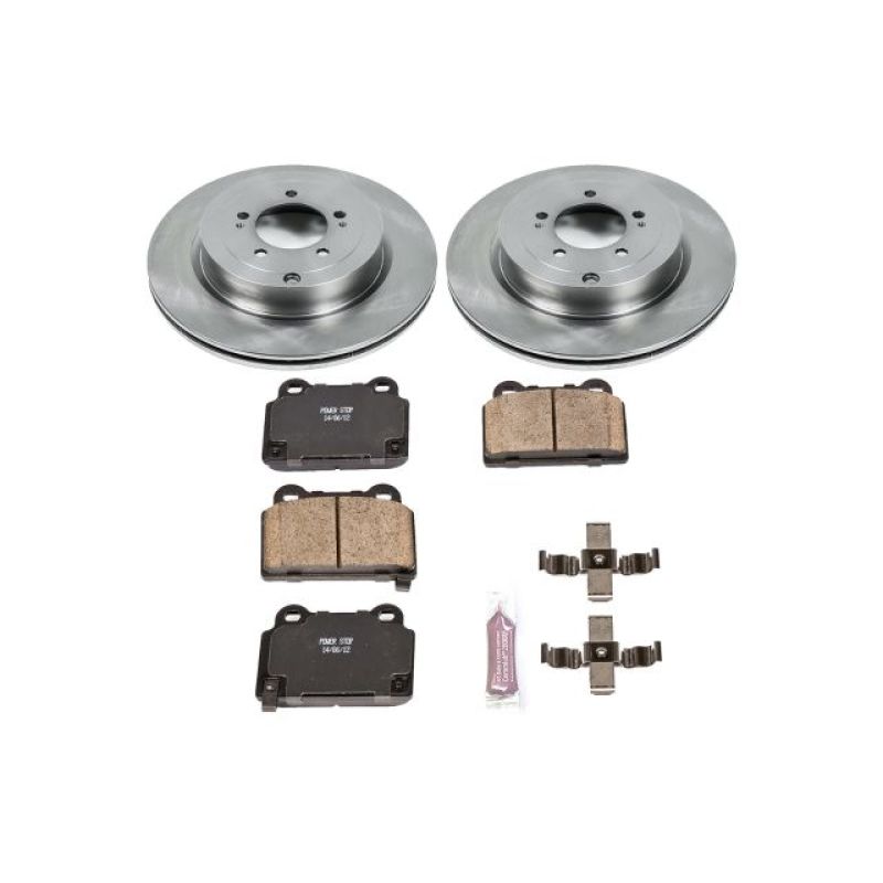 Power Stop 08-15 Mitsubishi Lancer Rear Autospecialty Brake Kit KOE4741
