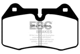 EBC 94-99 BMW M5 3.8 (E34) Yellowstuff Front Brake Pads DP41032R