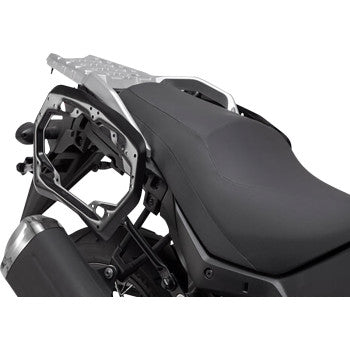 SW-MOTECH TRAX ADV Aluminum Case System - Black - Suzuki V-Strom 650 '16-'24 KFT.05.876.70001/B