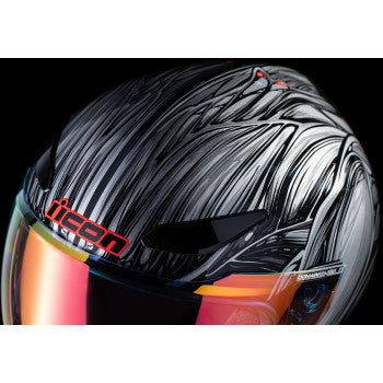 ICON Domain™ Helmet - Nouveau - Silver - Medium 0101-18525