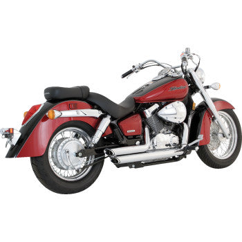 VANCE & HINES Shortshots Staggered Exhaust System - Chrome  18319