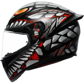 AGV K1 S Helmet - Lyzard - Matte Black/Gray/Red - 2XL 2118394003-044-XXL