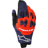 ALPINESTARS Pro-Dura Gloves - Navy/Hot Orange/White - 2XL 3560425-7162-2X