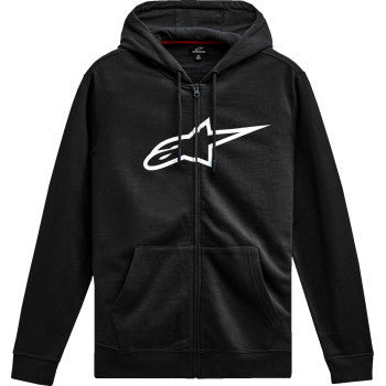 ALPINESTARS Ageless V3 Zip Hoodie - Black/White - 2XL  1244-51490-1020-2X