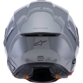 IN STOCK ALPINESTARS Supertech R7 Helmet - 22.06 - Solid - Gloss Gray - Medium 8202126-1635-M
