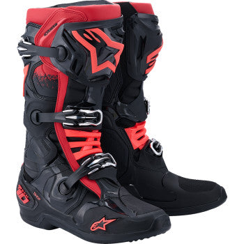 ALPINESTARS Tech 10 Boots - Black/Red - US 12 / EU 47 2010020-13-12