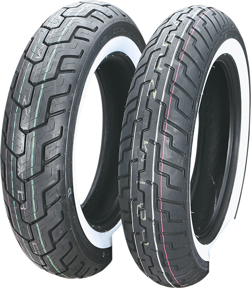 DUNLOP Tire - D404 - Front - 150/80-16 - Wide Whitewall - 71H 45605490