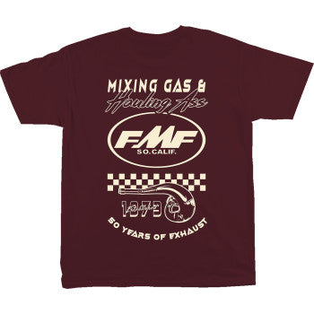 FMF Iconic T-Shirt – Kastanienbraun – Größe S FA23118910MARSM 