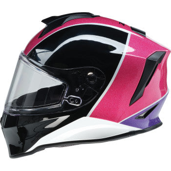 Z1R Youth Warrant 2.0 Snow Helmet - Fresh Pow - Pink/Purple - Large 0122-0137