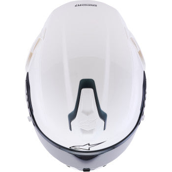 IN STOCK ALPINESTARS Supertech R7 Helmet - 22.06 - Solid - Gloss White - Large  8202126-2180-L