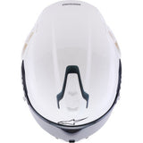 IN STOCK ALPINESTARS Supertech R7 Helmet - 22.06 - Solid - Gloss White - Large  8202126-2180-L