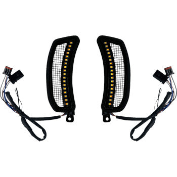 CUSTOM DYNAMICS Fairing Vent Light - Amber/White CD-LRST-VENT-B