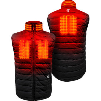 GERBING HEATED CLOTHING 7V Khione Puffer Heated Vest 2.0 - Black - Small GERKPVST7VMBS