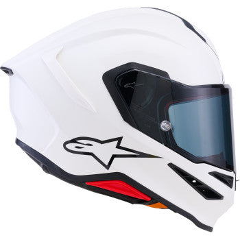 IN STOCK ALPINESTARS Supertech R7 Helmet - 22.06 - Solid - Gloss White - Large  8202126-2180-L