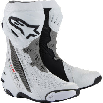 ALPINESTARS Supertech R Vented Boots - White/Gray/Black - US 8 / EU 42 2220121-2024-42