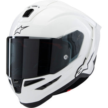 ALPINESTARS Supertech R10 Helmet - Solid - Gloss White - Large 8200124-2170-L