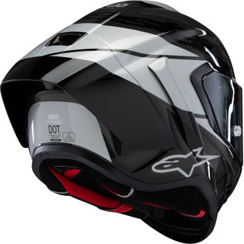 ALPINESTARS Supertech R10 Helmet - Element - Carbon/Silver/Black - Medium 8200324-1368-M