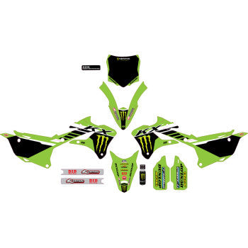 D'COR VISUALS Graphic Kit - '24 Monster Energy - Kawasaki - KX 85/112 20-20-144