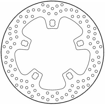 MOTO-MASTER Brake Rotor - Front - Halo 110761-PU