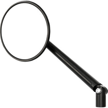 HIGHSIDER Mirror - Circula-S - Side View - Round - Black 301-296