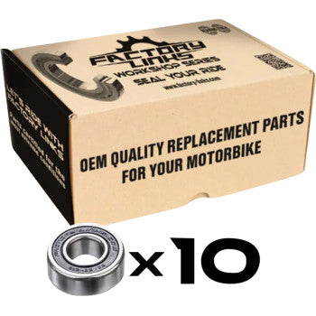 FACTORY LINKS Wheel Bearings - Double Seal - 62/28 2RS - 28x58x16 - 10 Pack WBE-J-029