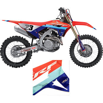 FACTORY EFFEX Candy Chrome Series Shroud/Airbox Graphics Kit - Honda - CRF 250R/450R 27-03304